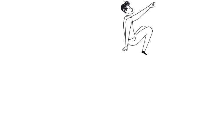 TechDevPro employee on a rocket ship guiding a client on scaling their business with innovative and high-growth tech solutions.